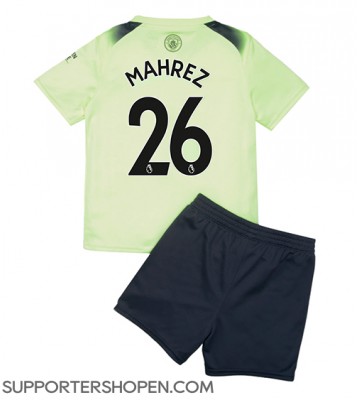 Manchester City Riyad Mahrez #26 Tredje tröja Barn 2022-23 Kortärmad (+ korta byxor)
